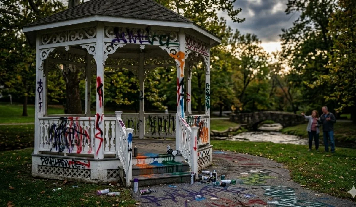 Lititz Springs Park Vandalism